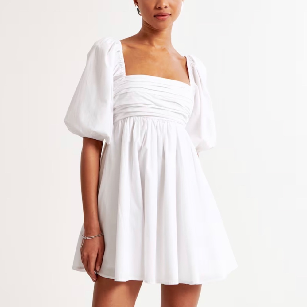 White Abercrombie dress